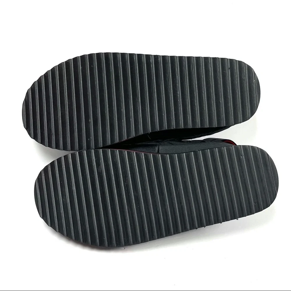 Champion Hot Stuff Platform Slippers Women’s Size 8 Lux‎ Black Slingback